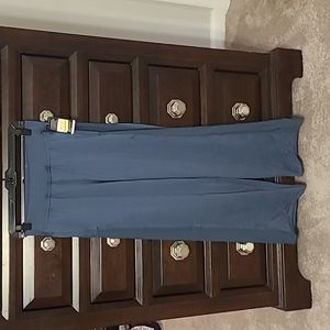 Navy blue baggy workout pants